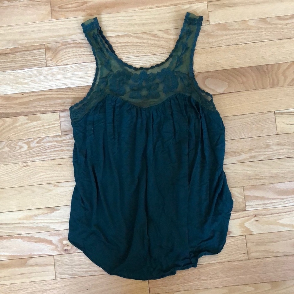 American Eagle embroidered tank top